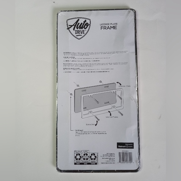 Auto Drive Pink metal License Plate Frame New Pinkcore - Picture 2 of 3